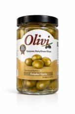 NIKOLOPOULOS OLIVI - zelené olivy plněné česnekem n.w.200g