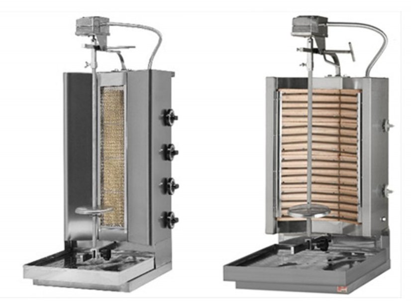 Elektrické a plynové Grily na Gyros a Kebab