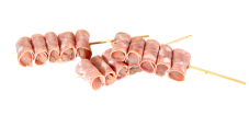 Kuřecí Souvlaki  obalené ve slanině 5 kg (určeno pro velkoobchod)