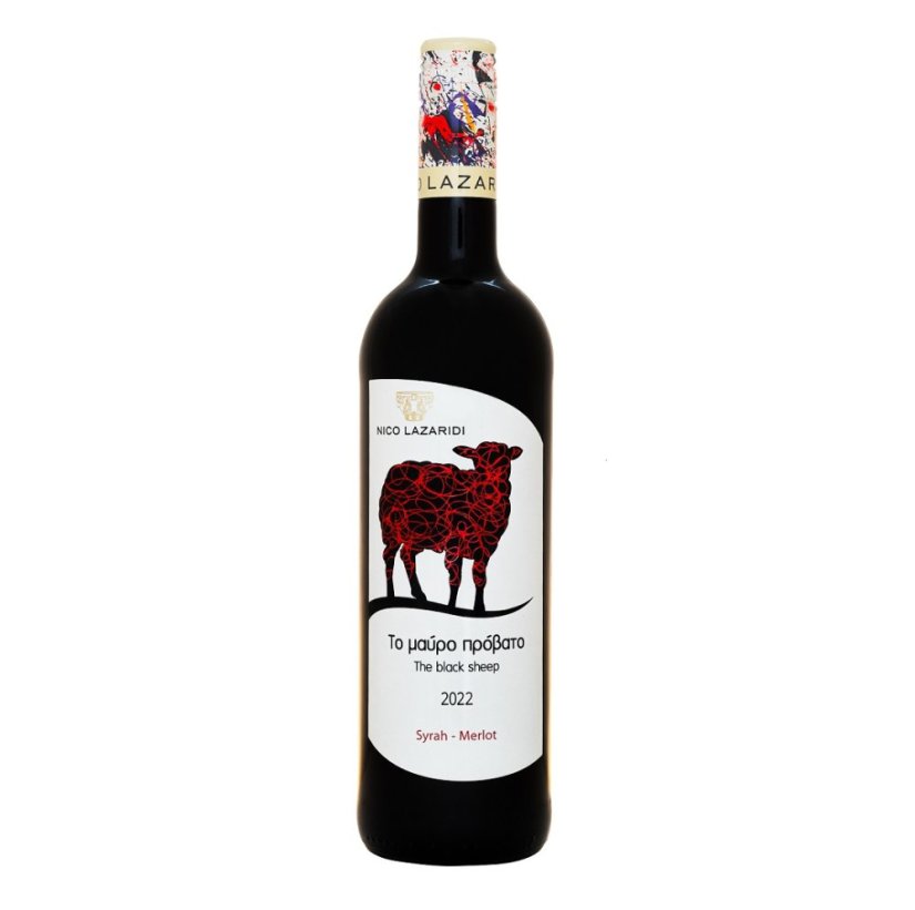 NICO LAZARIDI The Black sheep, červené víno suché 750ml NICO LAZARIDI The Black sheep, červené víno suché 750ml