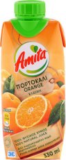 AMITA 100% pomerančový džus 330ml