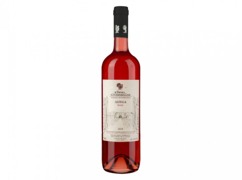 DOMAINE HATZIMICHALIS Alfega Rose růžové suché víno 750ml
