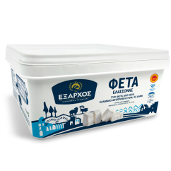 EXARHOS Sýr Feta 4 kg P.D.O.  v nálevu - plastová vanička
