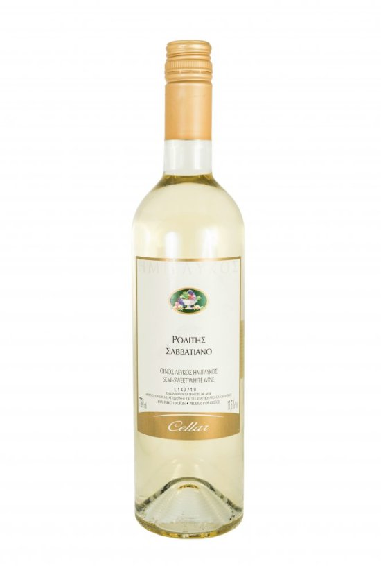 CELLAR Roditis Savvatiano bílé víno polosladké 750ml