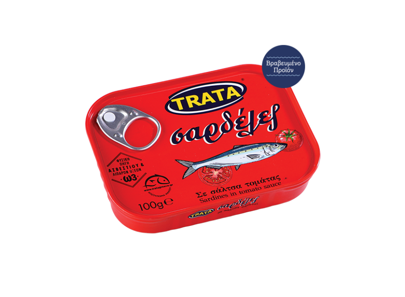 TRATA Sardinky v tomatové omáčce 100g