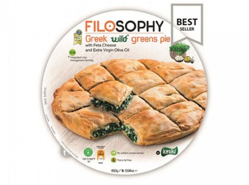 FILOSOPHY - Pita Choriatiki Greens (Feta,chorta) 850g