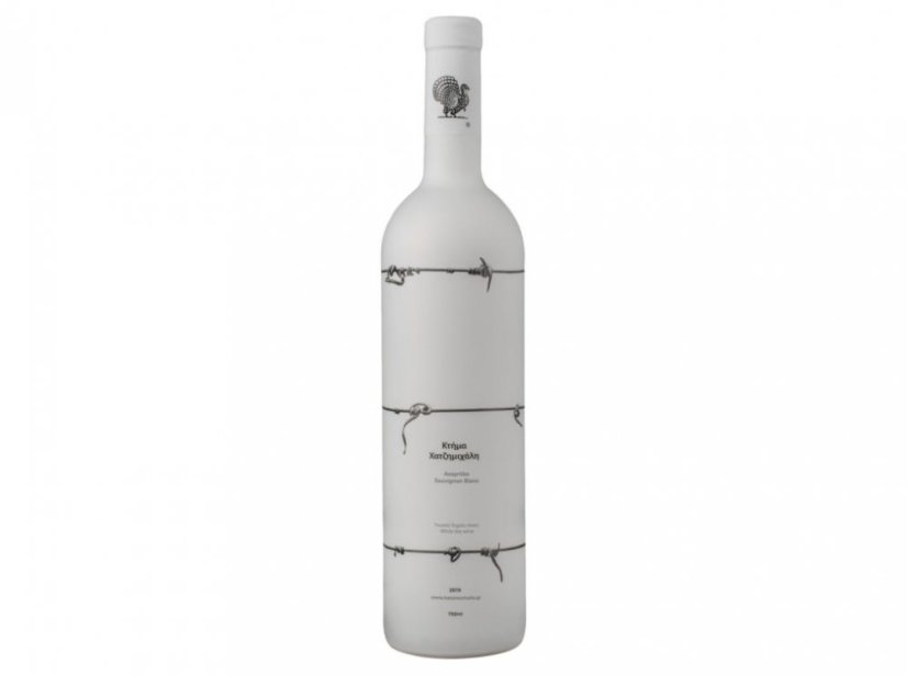 DOMAINE HATZIMICHALIS Assyrtiko /Sauvignon Blanc  bílé suché víno 750ml