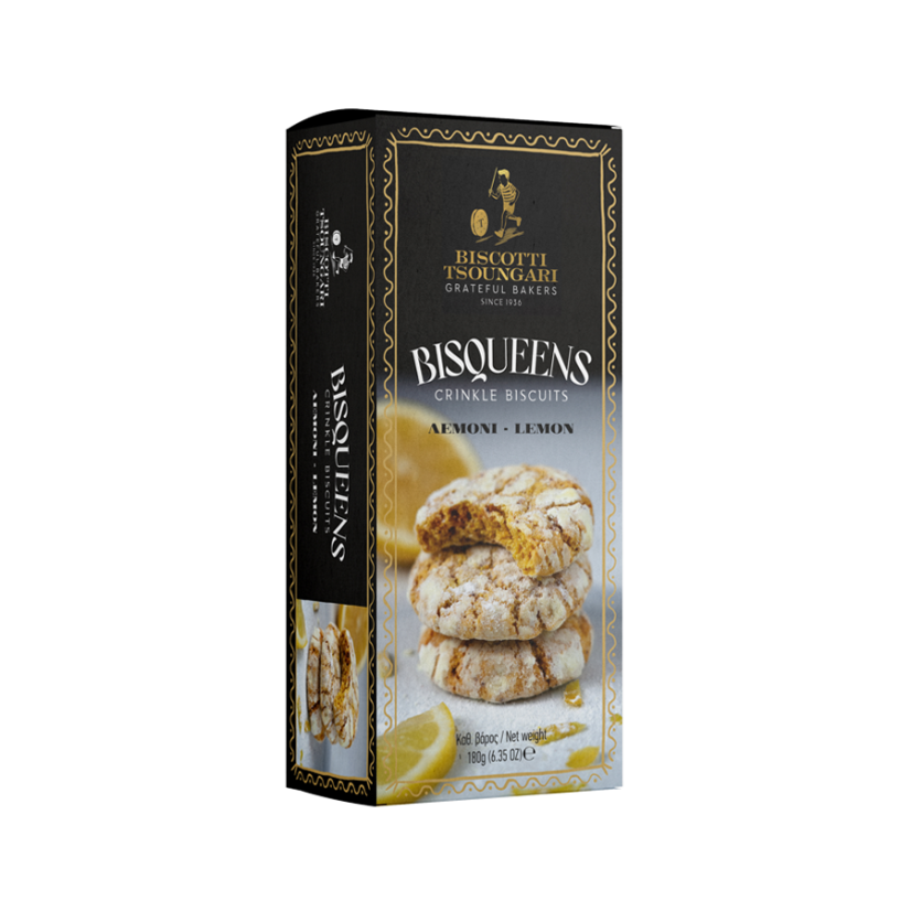 BISQUEENS brownie sušenky citronové 180g