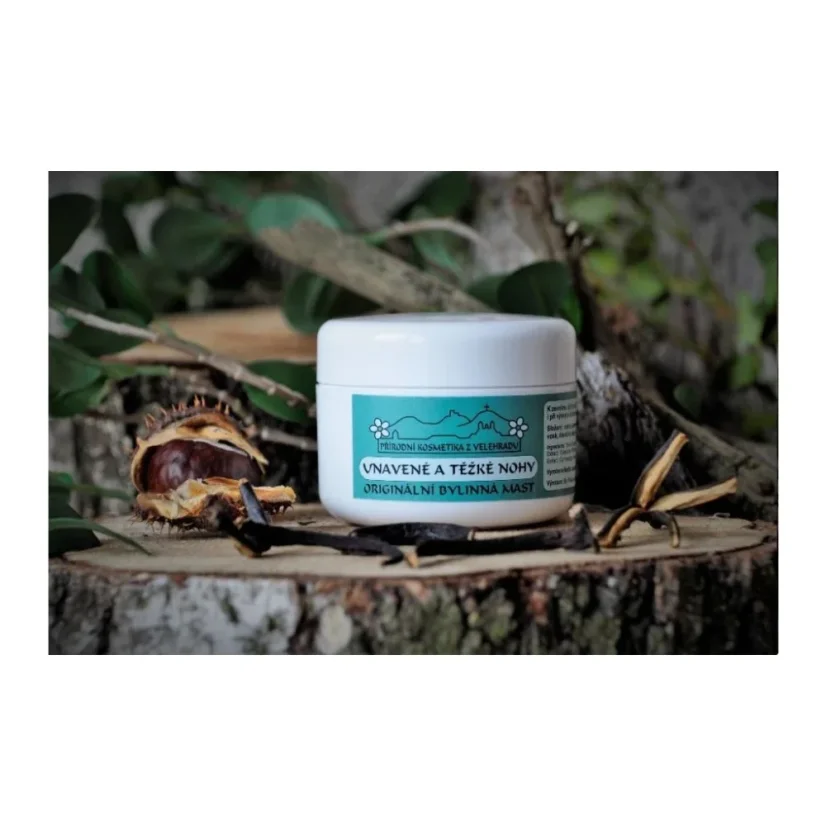 Přírodní bylinná mast Unavené a těžké nohy 75g Přírodní bylinná mast Unavené a těžké nohy 75g