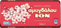 ION mléčná čokoláda mandlová 100g