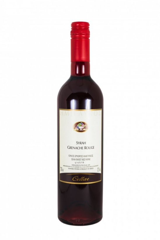 Syrah Grenache Rouge červené víno polosladké 750ml