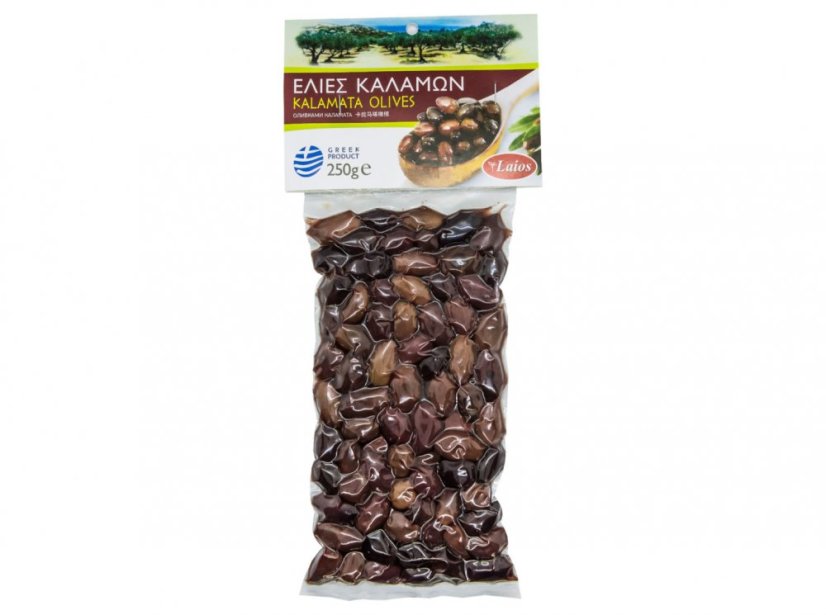 LAIOS Olivy Kalamata s peckou LAIOS 250g vacuum