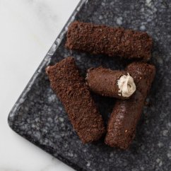BISCOTTI Markolato křupavé rolky plněné krémem Espresso 150g