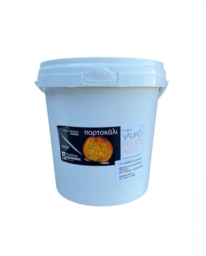 KANDYLAS Sweet spoon - pomeranč 3kg (glyko koutaliou)