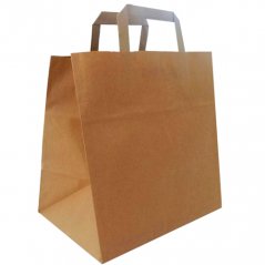 Papírová taška kraft - hnědá (26x17x27) 250ks