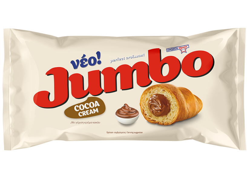 JUMBO Croissant s kakaovou náplní 70g