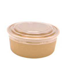 Papírová miska kraft na salát 750ml (50ks)